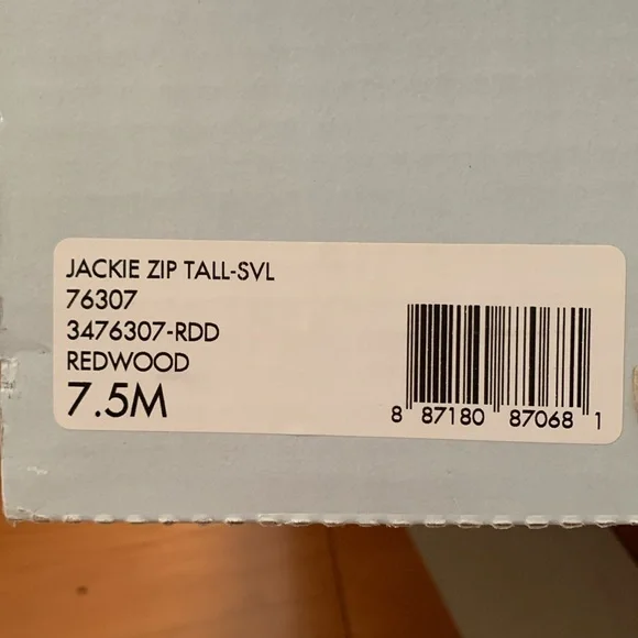 Frye boots - Jackie zip tall in redwood color. - Picture 8 of 8